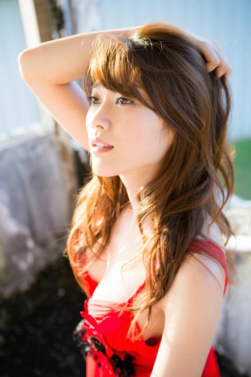 Japanese sexy actress's seduction photo [ysweb] vol.524
